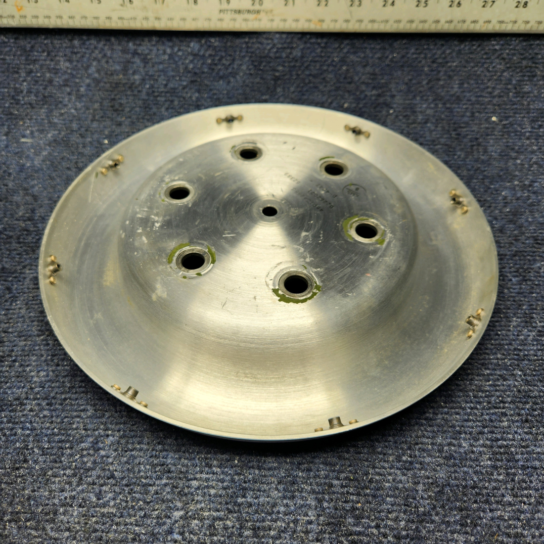 Used aircraft parts for sale, D-4247 Beechcraft C23 SUNDOWNER AFT PROPELLER SPINNER BULKHEAD