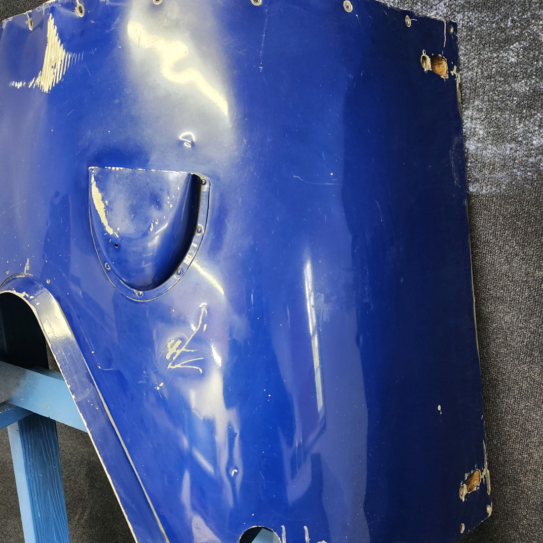 Used aircraft parts for sale, 62217-000 PIPER PA28-140 COMPLETE ENGINE BOTTOM COWL ASSY