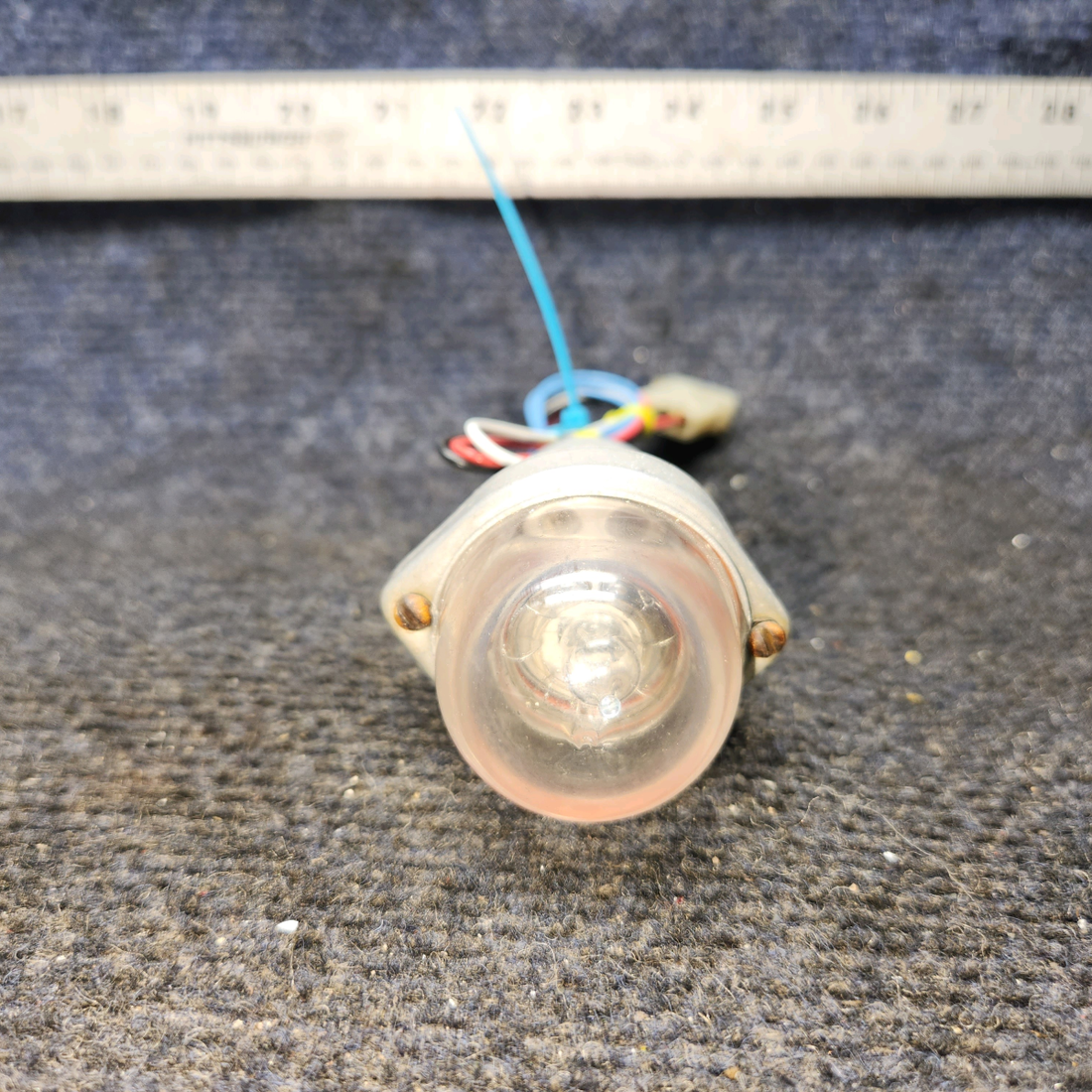Used aircraft parts for sale, 02‑0350034‑00 WHELEN A506 Mooney M20J Strobe Light Flash Tube Assembly