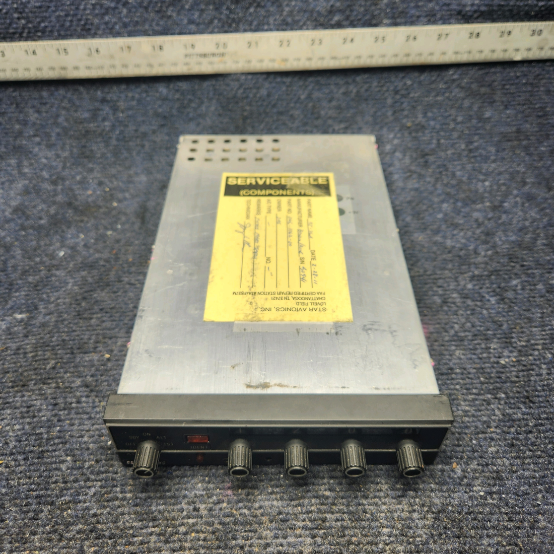 Used aircraft parts for sale, 66-1062-00 Bendix King Mooney M20K KT 76A ATC TRANSPONDER 14 VOLT DC