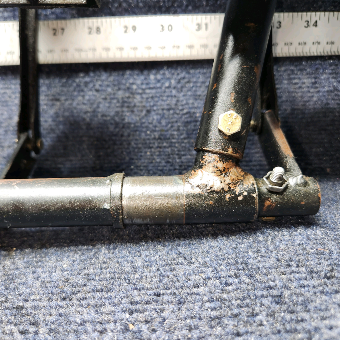 Used aircraft parts for sale, 1460320-1 , 0411306-13 CESSNA 172K COMPLETE BRAKE RUDDER PEDAL BAR & BEARINGS