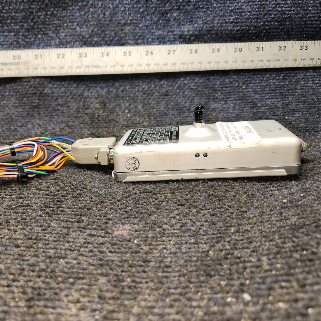 Used aircraft parts for sale, A-30.9 ACK Technologies A-30.9 Piper PA28-161 Altitude Digitizer with Tray and Modification (10-32V)