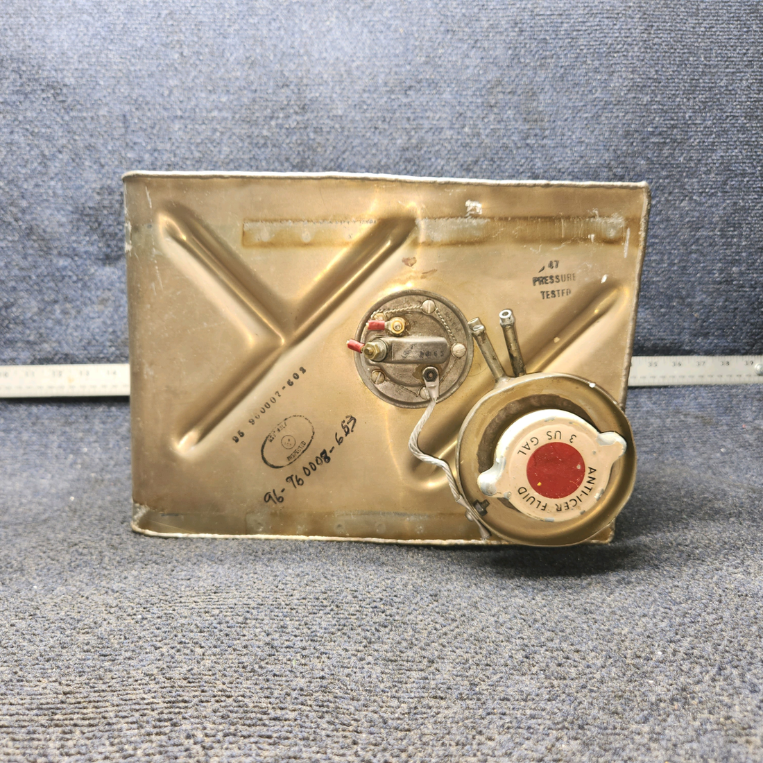 Used aircraft parts for sale, 96‑960008‑653 BEECHCRAFT 95-55B Anti-Ice Alcohol Tank Assembly