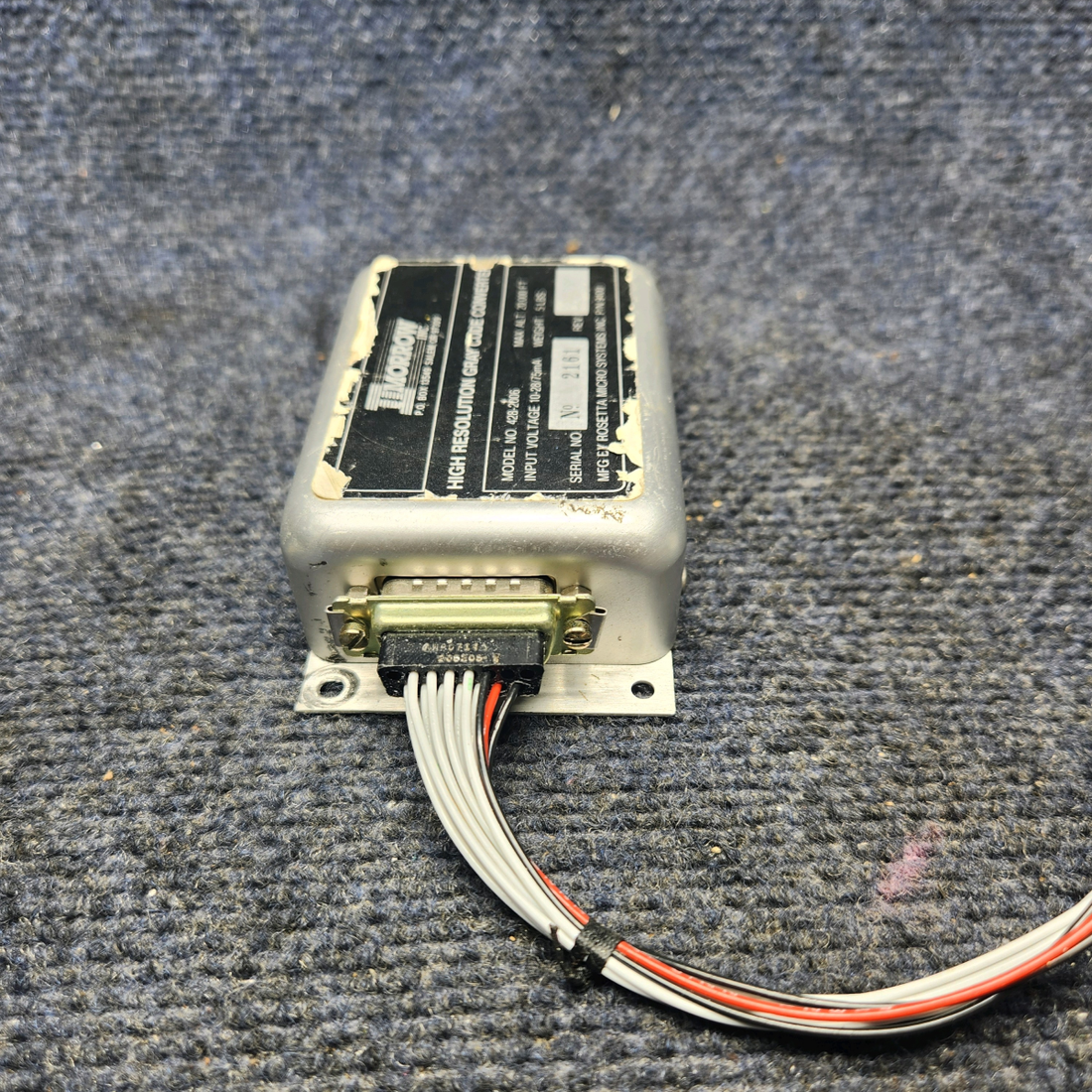 Used aircraft parts for sale, 428-2006 Mooney M20K MORROW GRAY CODE CONVERTER