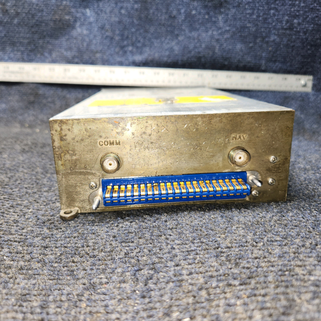 Used aircraft parts for sale, 069-1020-00 King KX-170B MAC 1700 Piper PA28-161 Nav/Com with MAC 1700 Conversion, Includes Tray (14 Volts)