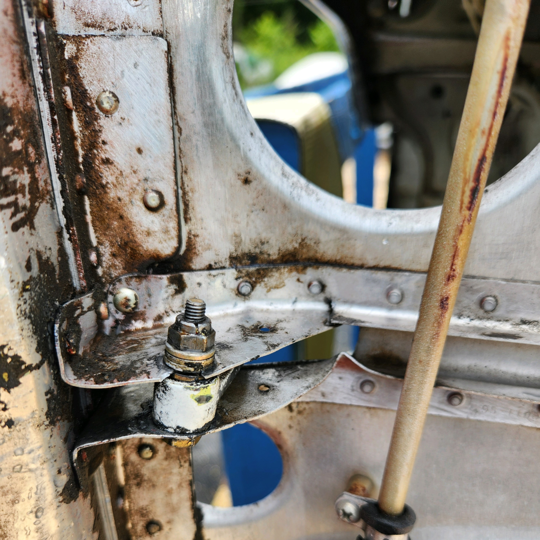 Used aircraft parts for sale, 96-110005-609 BEECHCRAFT 95-55B LH WING ASSY-"SEE PHOTOS FOR DETAIL" - SOLD COMPLETE OR PARTS OF WING.