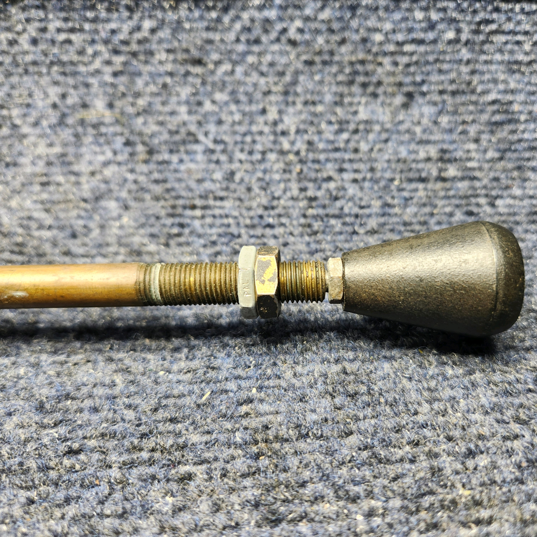 Used aircraft parts for sale, 660198-501 Mooney M20J COWL FLAP CONTROL CABLE ASSEMBLY (LENGTH: 37.75”)