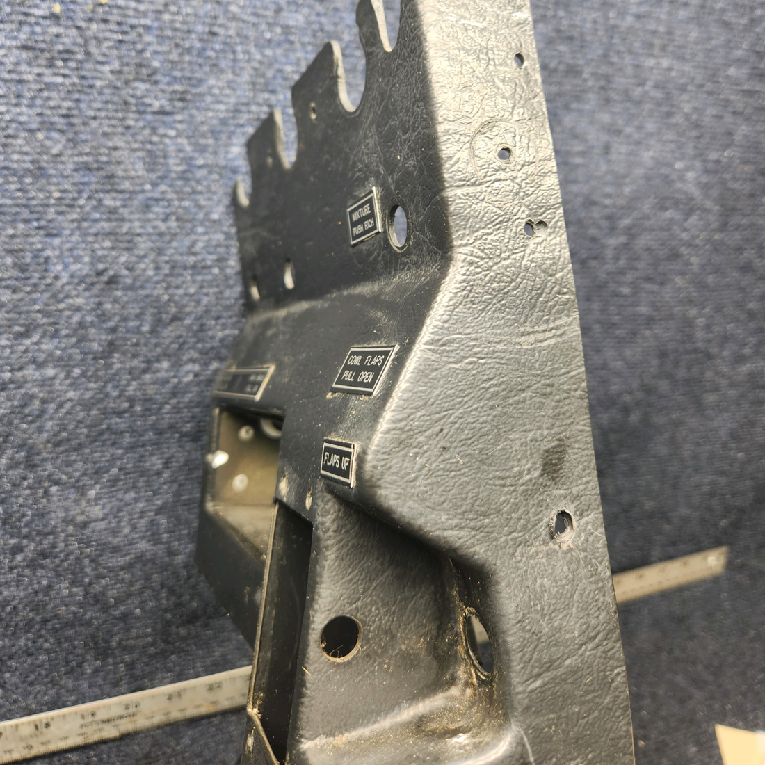 Used aircraft parts for sale, 340288-015 Mooney M20K CENTER CONSOLE PLASTIC COVER-SEE PHOTOS FOR DETAILS