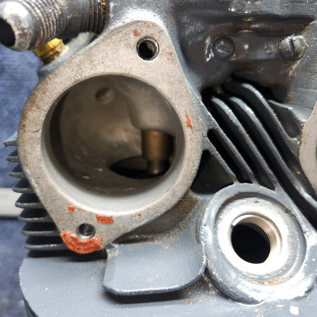 Used aircraft parts for sale, LW12416 Lycoming CESSNA 172K CYLINDER WIDE DECK USED IN O-320 SERIES CHROME -10 HRS ONLY