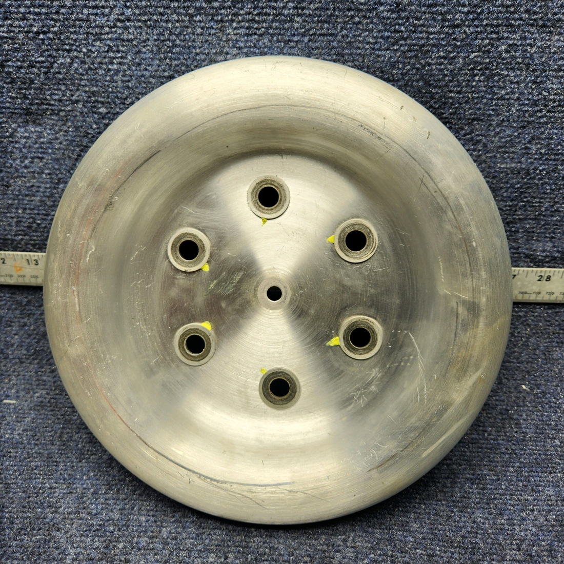 Used aircraft parts for sale, D-4247 Beechcraft C23 SUNDOWNER AFT PROPELLER SPINNER BULKHEAD