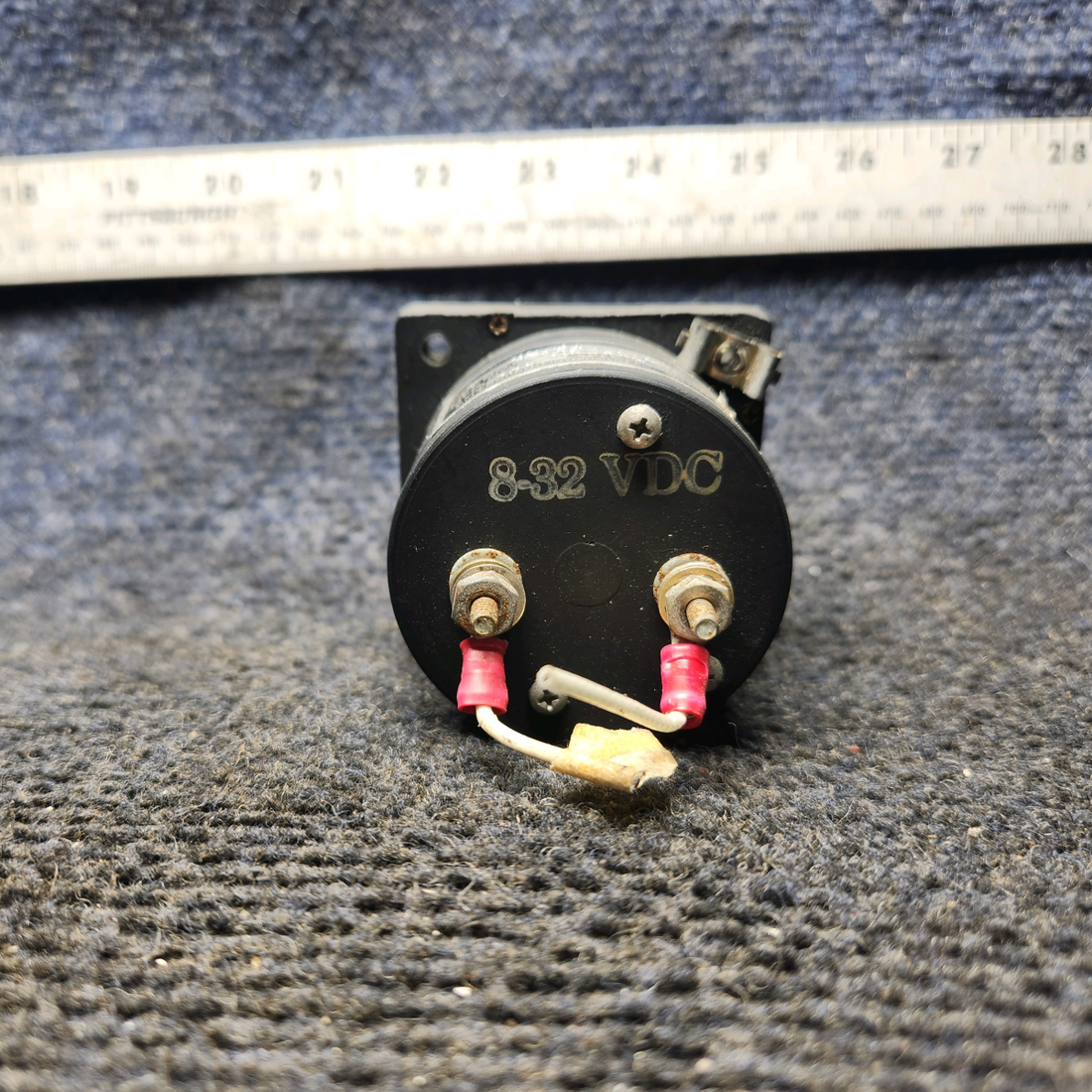 Used aircraft parts for sale, 96470‑1LW Mid-Continent Mooney M20J Clock/Test Instrument - Missing Knob