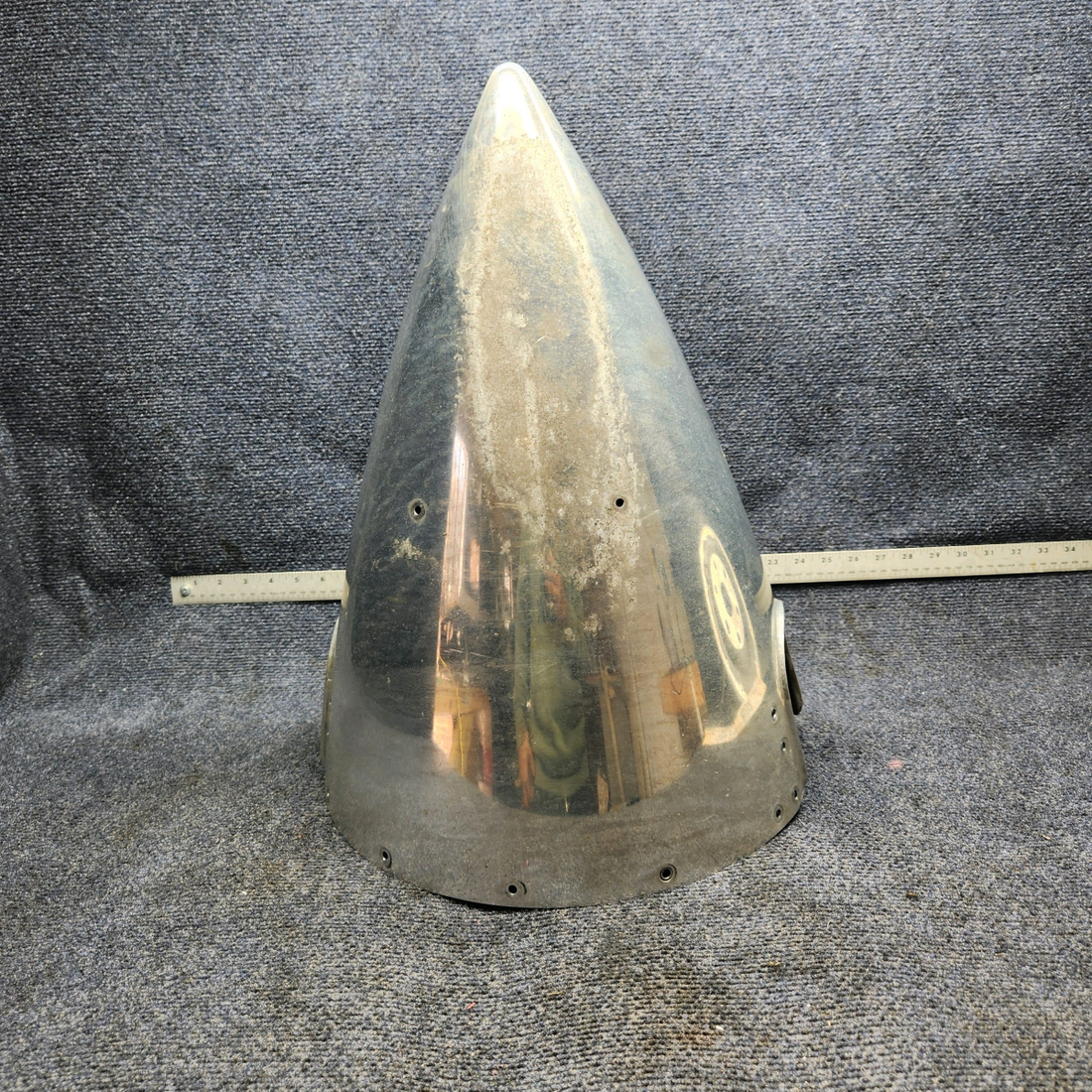 Used aircraft parts for sale, 680031-515 MOONEY M20J MCCAULEY TWO BLADE SPINNER ASSY POLISHED