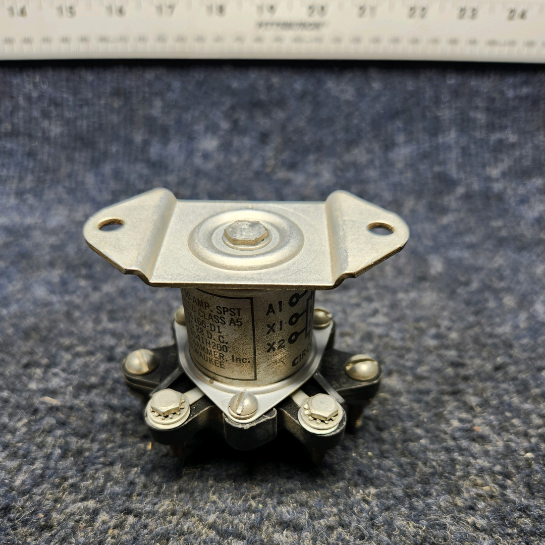 Used aircraft parts for sale, 6041H200 Cutler-Hammer Texas Several EATON RELAY SOLENOID (VOLTS: 28, AMPS: 50)