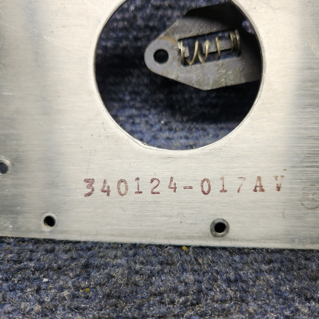 Used aircraft parts for sale, H-910-1 Mooney M20J CABIN DOOR LATCH ASSEMBLY W PLATE