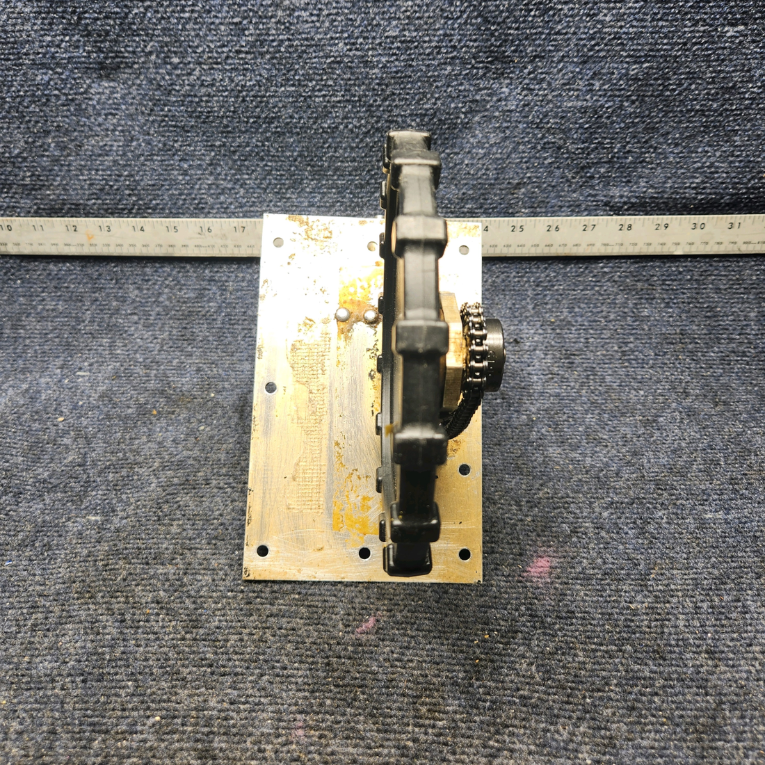 Used aircraft parts for sale, 740225-501 Mooney M20K STABILIZER TRIM CONTROL FORWARD ASSEMBLY