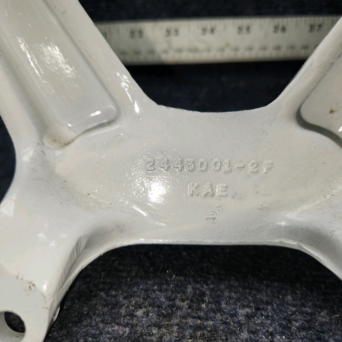 Used aircraft parts for sale, 2443001-3 Cessna 172RG Fitting Actuator Attach Nose Gear