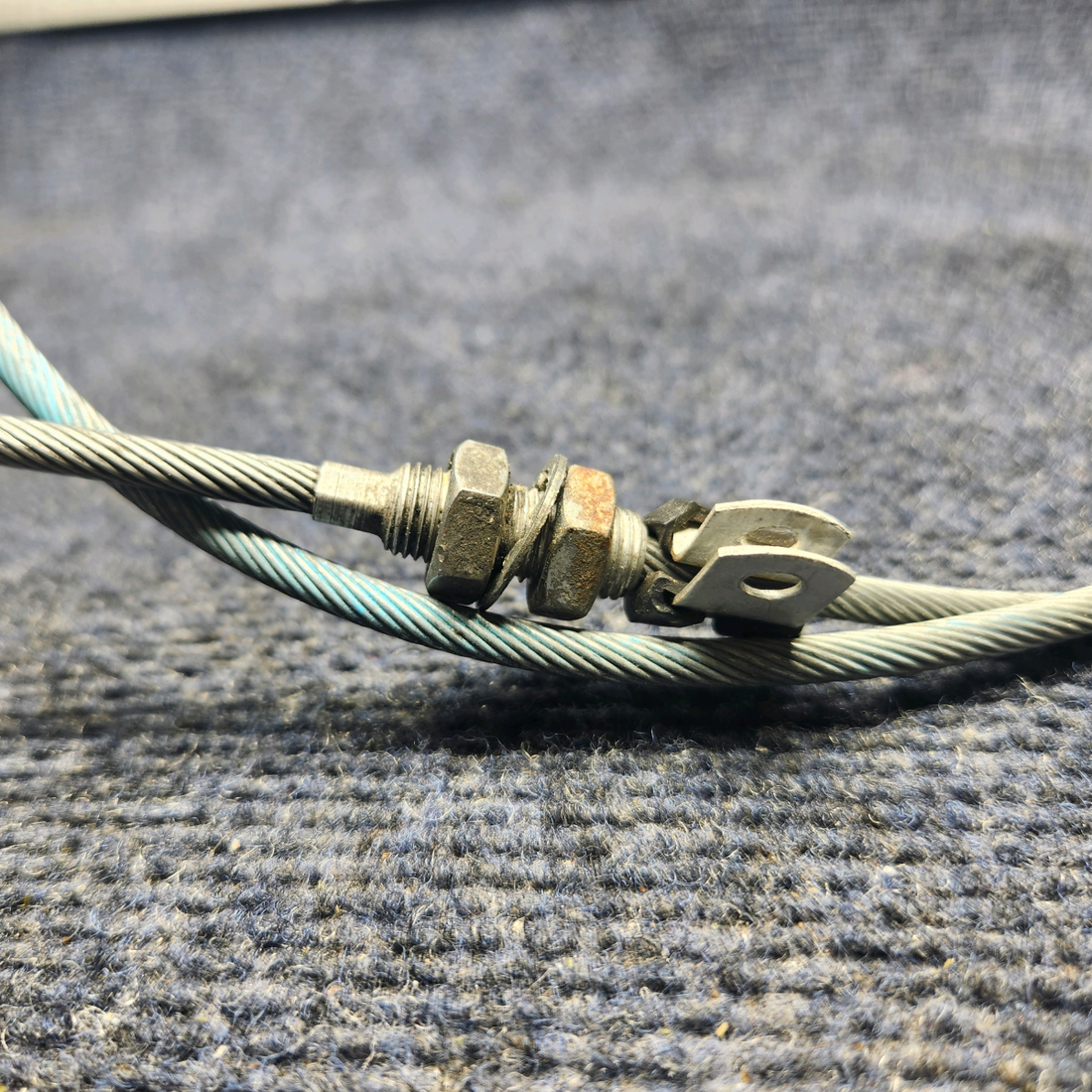 Used aircraft parts for sale, 640258-005 Mooney M20J CABIN HEAT CONTROL CABLE (L: 44-1/2")