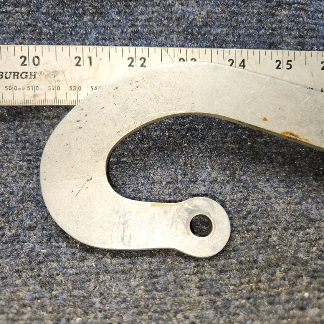 Used aircraft parts for sale, 002‑410055‑39 BEECHCRAFT 95-55B Aft Nose Baggage Door Hinge Assembly