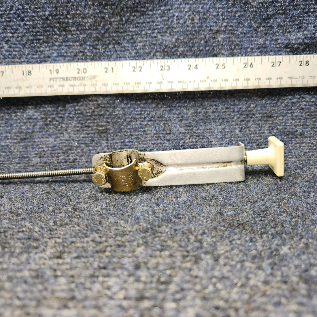Used aircraft parts for sale, S1239-14 CESSNA 172K STRAINER DRAIN CONTROL CABLE