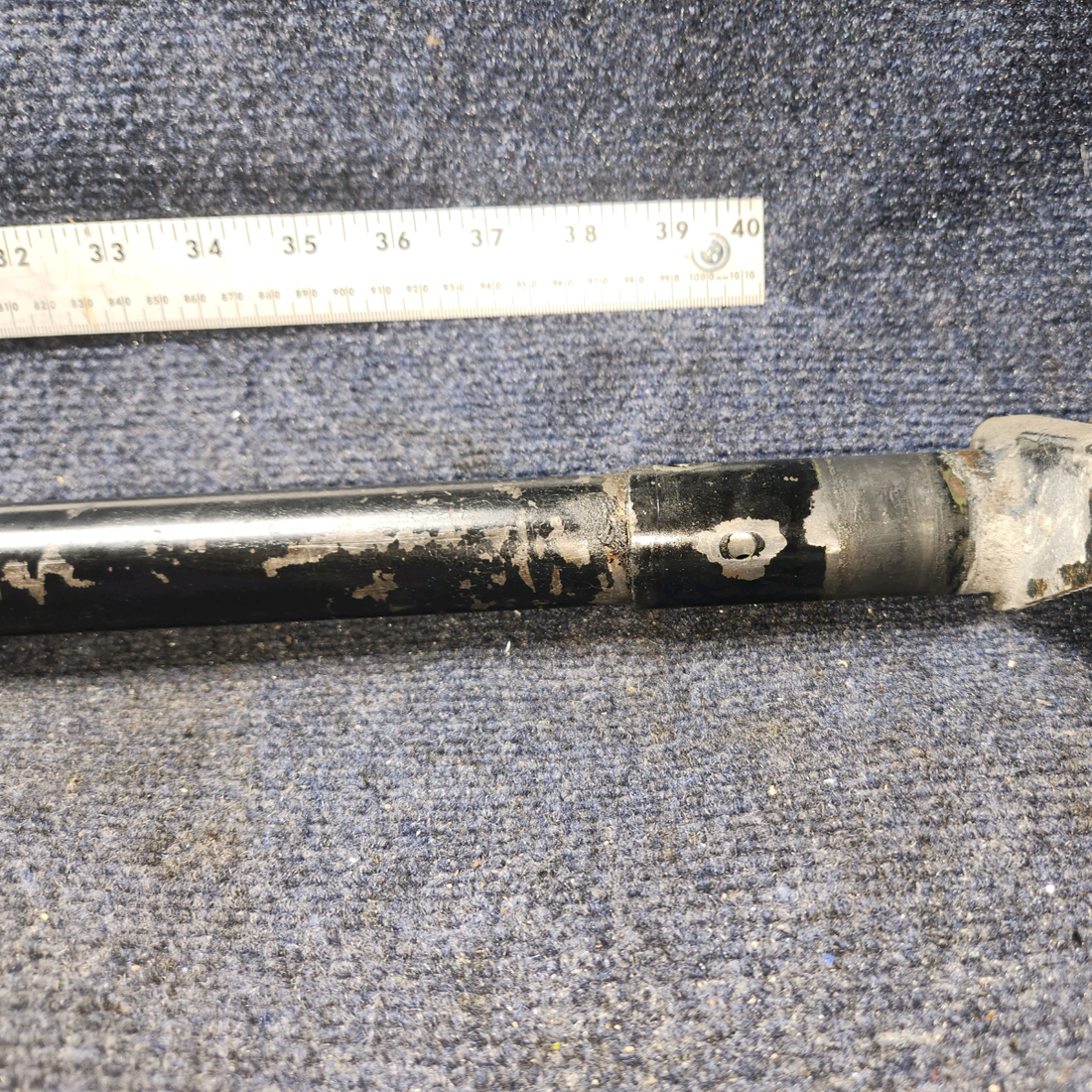 Used aircraft parts for sale, 62705-000 Piper PA28-161 Flap Torque Tube with LH/RH Fittings and Tube Ends