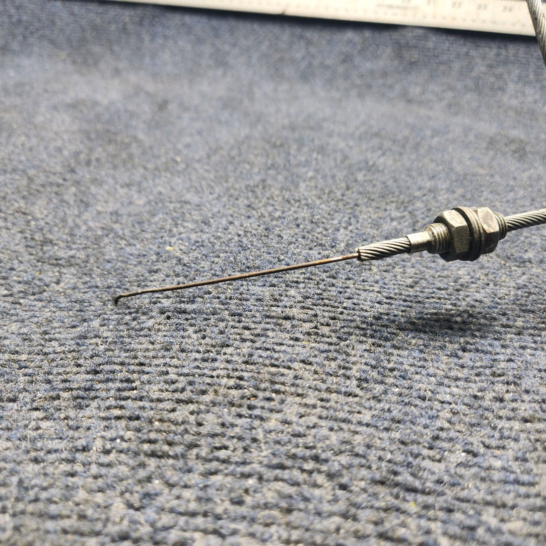 Used aircraft parts for sale, 640258-005 Mooney M20J CABIN HEAT CONTROL CABLE (L: 44-1/2")