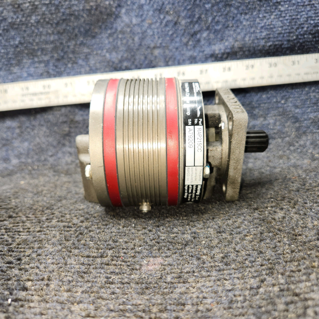 Used aircraft parts for sale, RAP21CC Rapco Piper PA28-161 Dry Air Pump