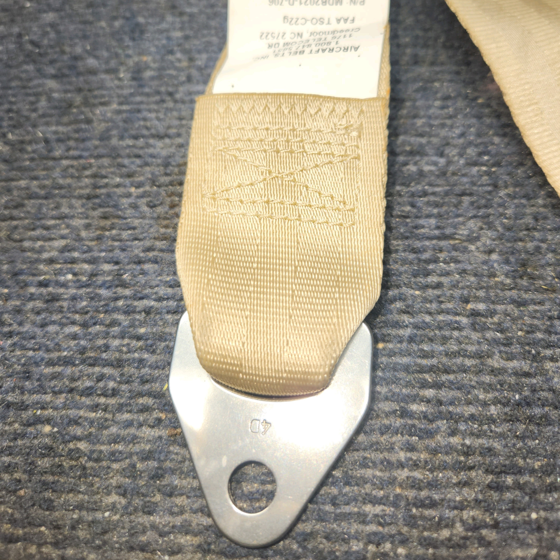 Used aircraft parts for sale, S-2240-DD-3 Cessna 182P Rear Seat Belt