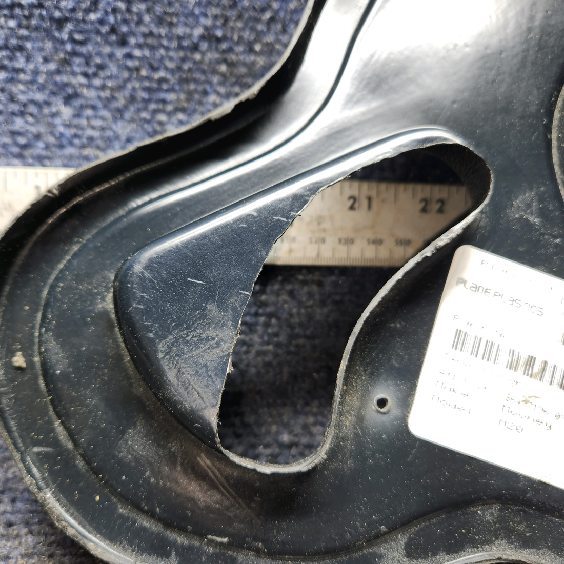 Used aircraft parts for sale, 4209-00-1 Mooney M20J Emergency Crank Cover Assembly