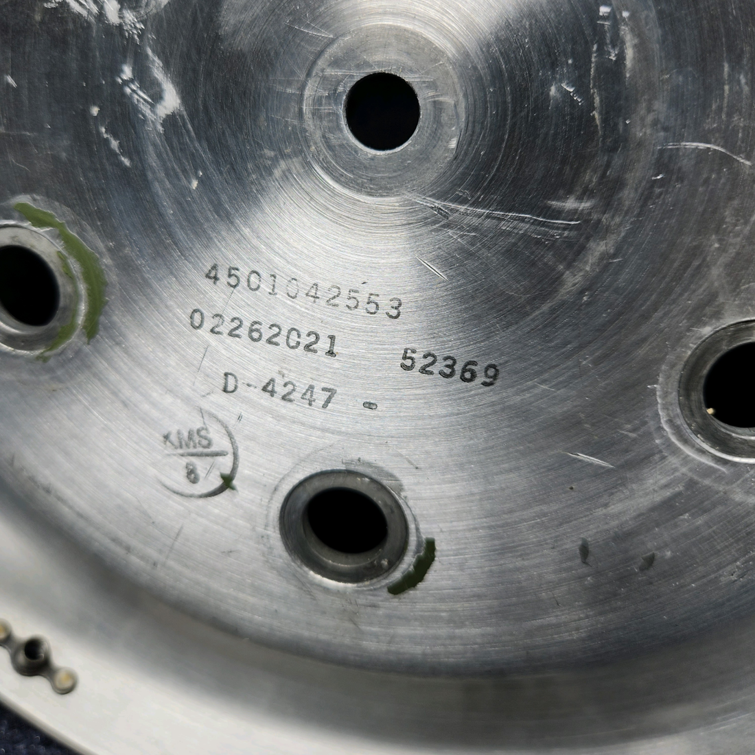 Used aircraft parts for sale, D-4247 Beechcraft C23 SUNDOWNER AFT PROPELLER SPINNER BULKHEAD