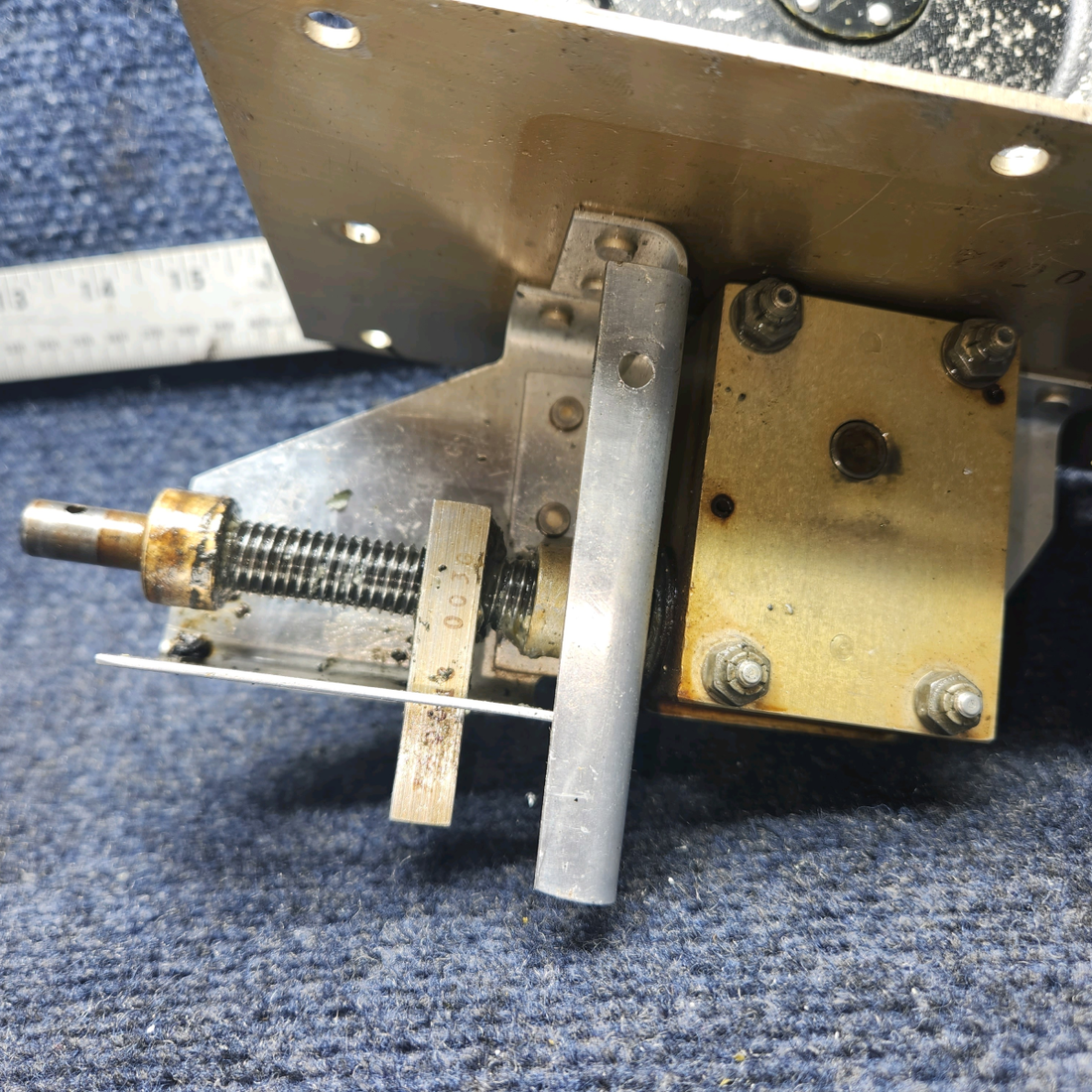 Used aircraft parts for sale, 740085-503 MOONEY M20J TRIM WHEEL ACTUATOR ASSEMBLY