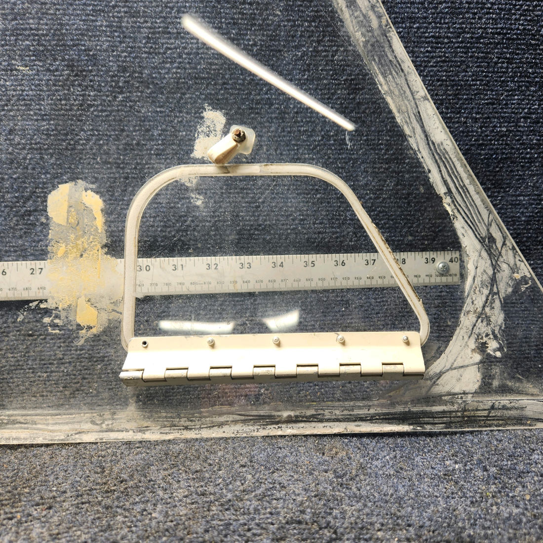 Used aircraft parts for sale, 65826-005 Piper PA28-161 Window Front Left Assembly with Storm Window