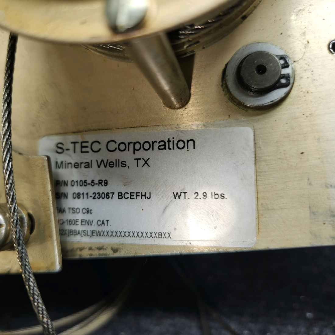 Used aircraft parts for sale, S-Tec 55X S-tec 55X CESSNA 172K Autopilot System with Servos / Turn Coordinator