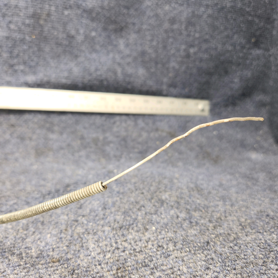 Used aircraft parts for sale, S1230-19 Cessna C-150J Carburetor Heat Control Cable 48"