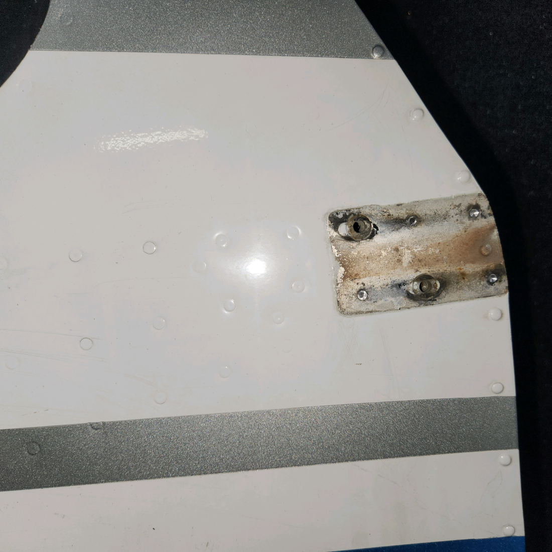 Used aircraft parts for sale, 79545-002 Piper PA28-161 Cabin Door Structure – Without Latch, Lock, and Hinges