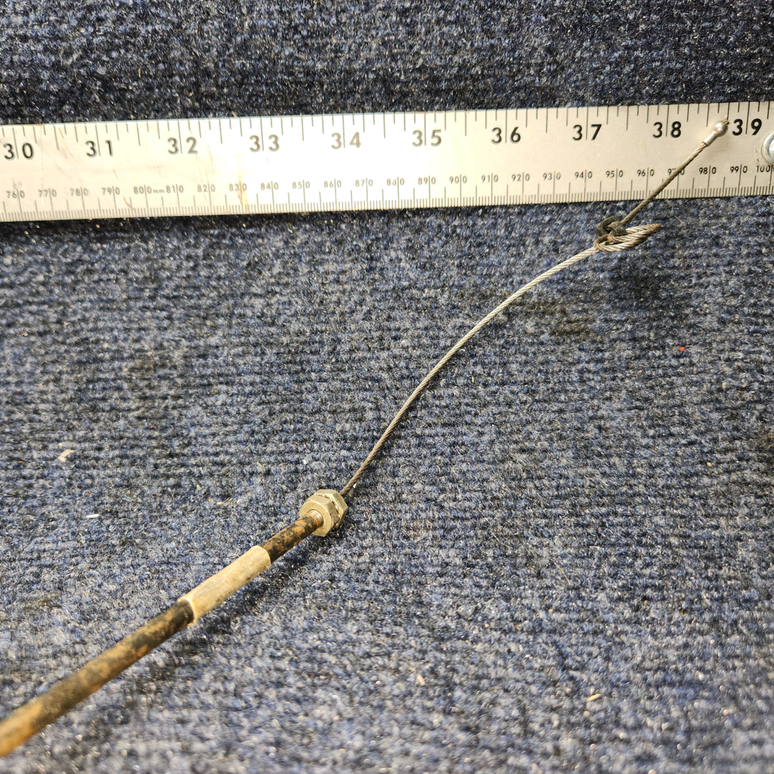 Used aircraft parts for sale, 0813150-75 Cessna 172RG Handle Assy Parking Brake