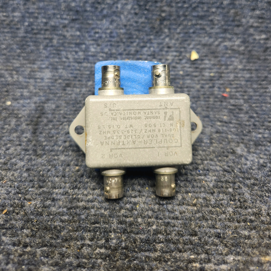 Used aircraft parts for sale, CI-505 Comant Mooney M20K DUAL VOR-GLIDESLOPE ANTENNA COUPLE