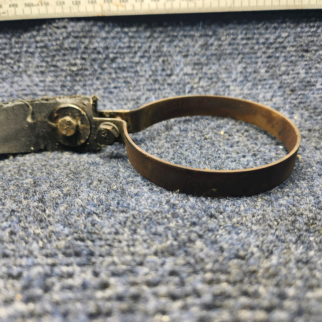 Used aircraft parts for sale, 630120-501 Mooney M20J EXHAUST HANGER ASSY. TAIL PIPE