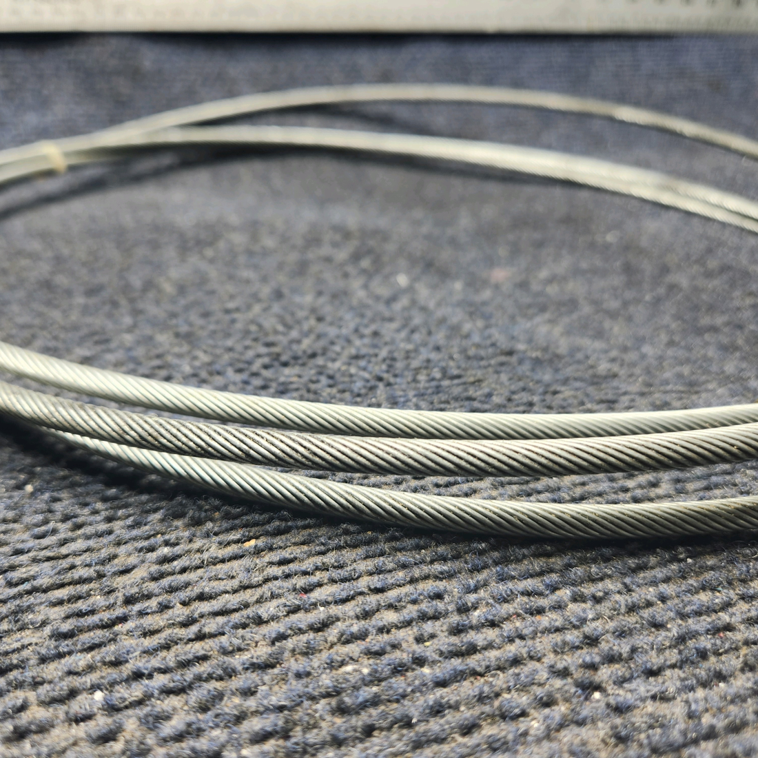 Used aircraft parts for sale, 50‑389010‑29 BEECHCRAFT 95-55B Left-Hand Propeller Push/Pull Control Cable 140"