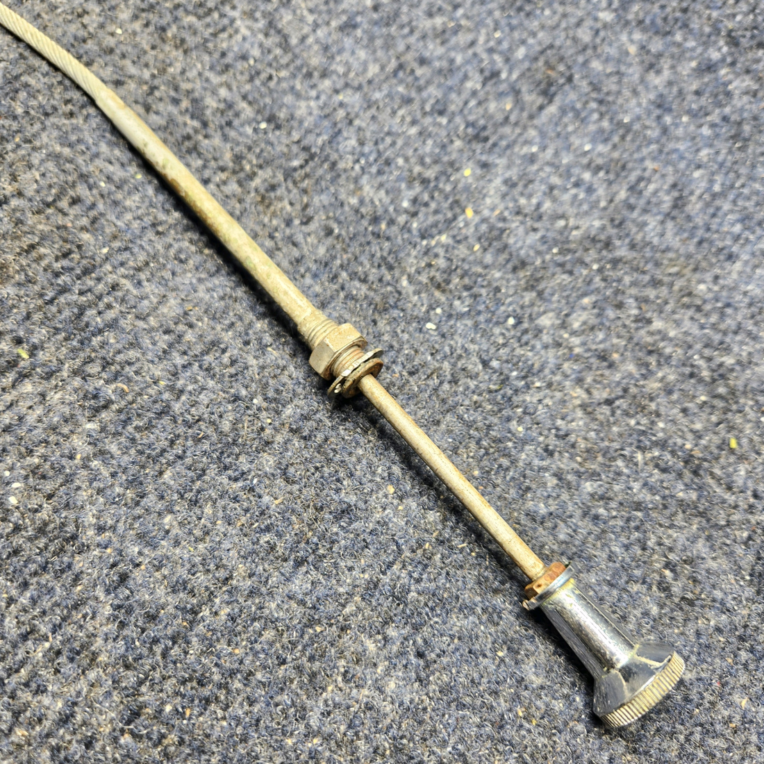 Used aircraft parts for sale, 63902-005 PIPER PA28-140 CABIN HEAT CONTROL CABLE ASSEMBLY (LENGTH: 37")
