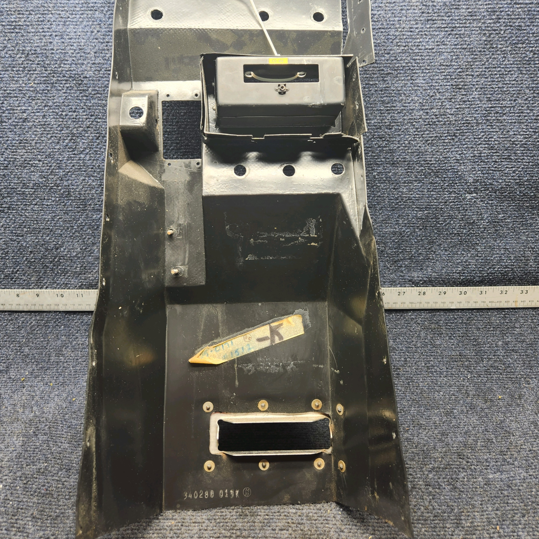 Used aircraft parts for sale, 340288-015 Mooney M20K CENTER CONSOLE PLASTIC COVER-SEE PHOTOS FOR DETAILS