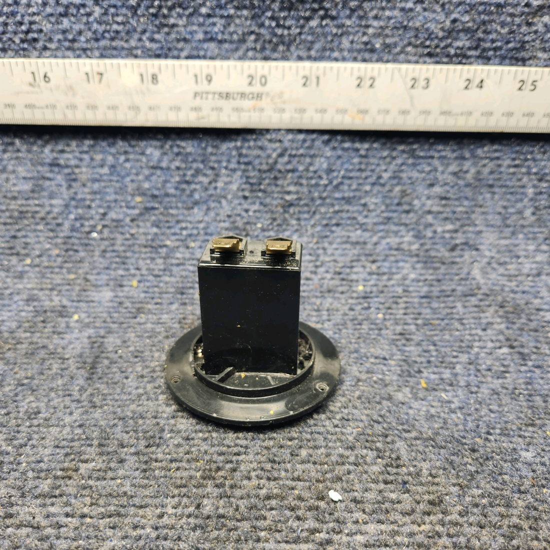 Used aircraft parts for sale, 85331-12 Mooney M20K HOBBS QUARTZ BLACK 5 -16 DC VOLTS