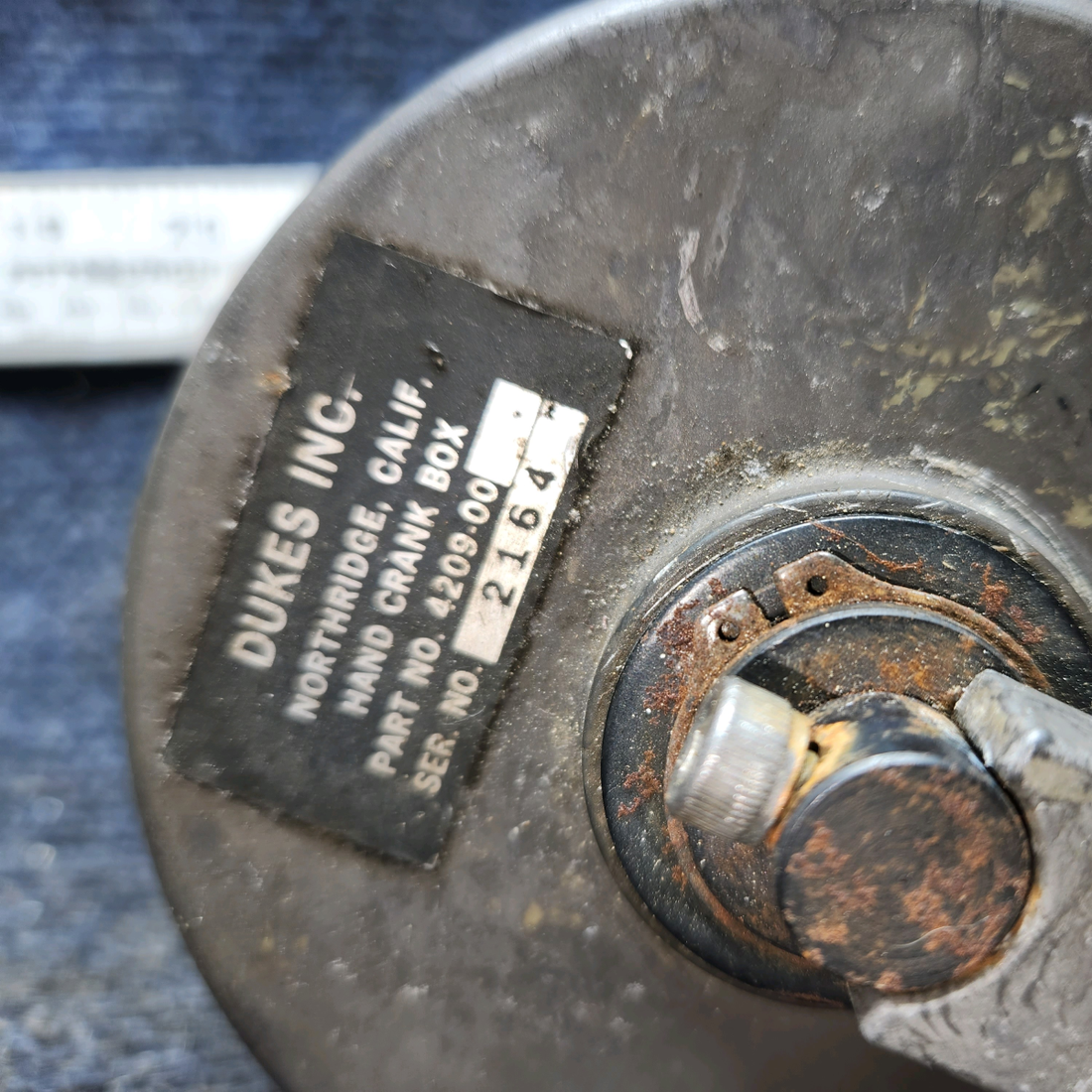 Used aircraft parts for sale, 4209-00-1 Mooney M20J Emergency Landing Gear Crank Assembly – Dukes