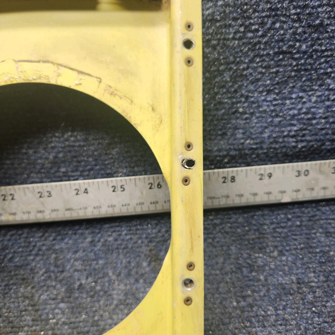 Used aircraft parts for sale, 000-110155-5 Beechcraft F33A FUEL CELL LINER SUPPORT