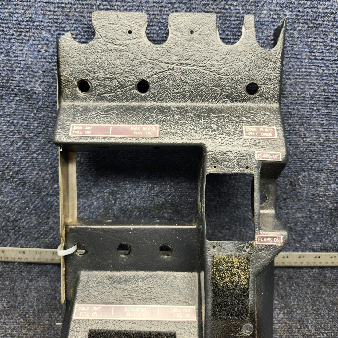 Used aircraft parts for sale, 340288-015 Mooney M20J CENTER CONSOLE PLASTIC COVER