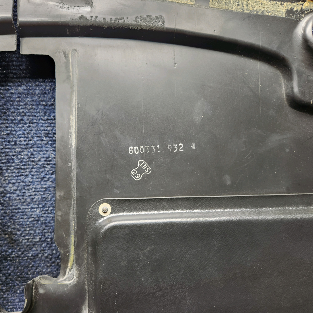 Used aircraft parts for sale, 130315-501 Mooney M20J GLARESHIELD ASSEMBLY (LIGHTED)