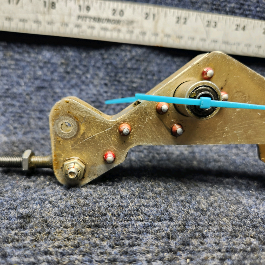 Used aircraft parts for sale, 730022-000 Mooney M20J M20A-K AILERON BELLCRANK ASSEMBLY RH-M20A-K