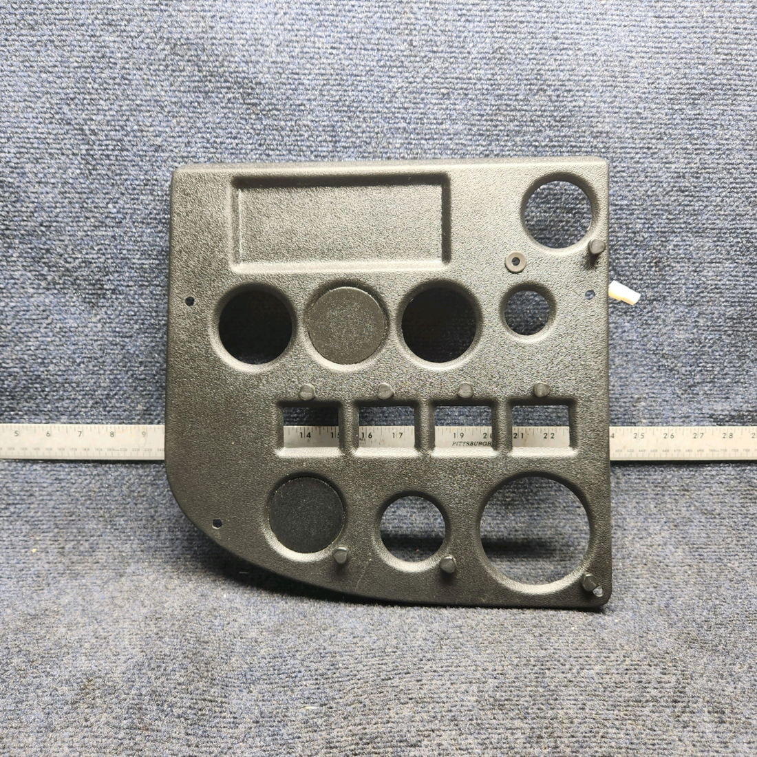 Used aircraft parts for sale, 0513390-9 CESSNA 172K ENGINE INSTRUMENT COVER RH W/ EIGHT POST LIGHTS -LIGHTED