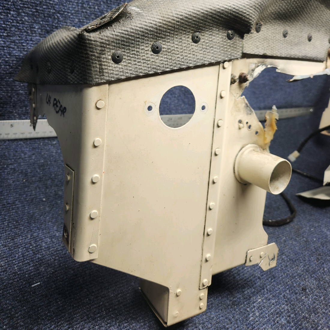 Used aircraft parts for sale, 169-910060-604 Beechcraft C23 SUNDOWNER BEECHCRAFT C23 LYCOMING O-360-A4J SET OF BAFFLES SEE PHOTOS