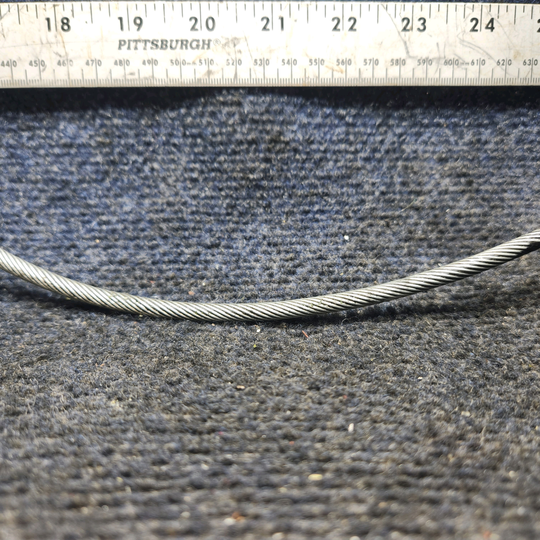 Used aircraft parts for sale, 455-352 Piper PA28-161 Mixture Control Cable - Length: 44"