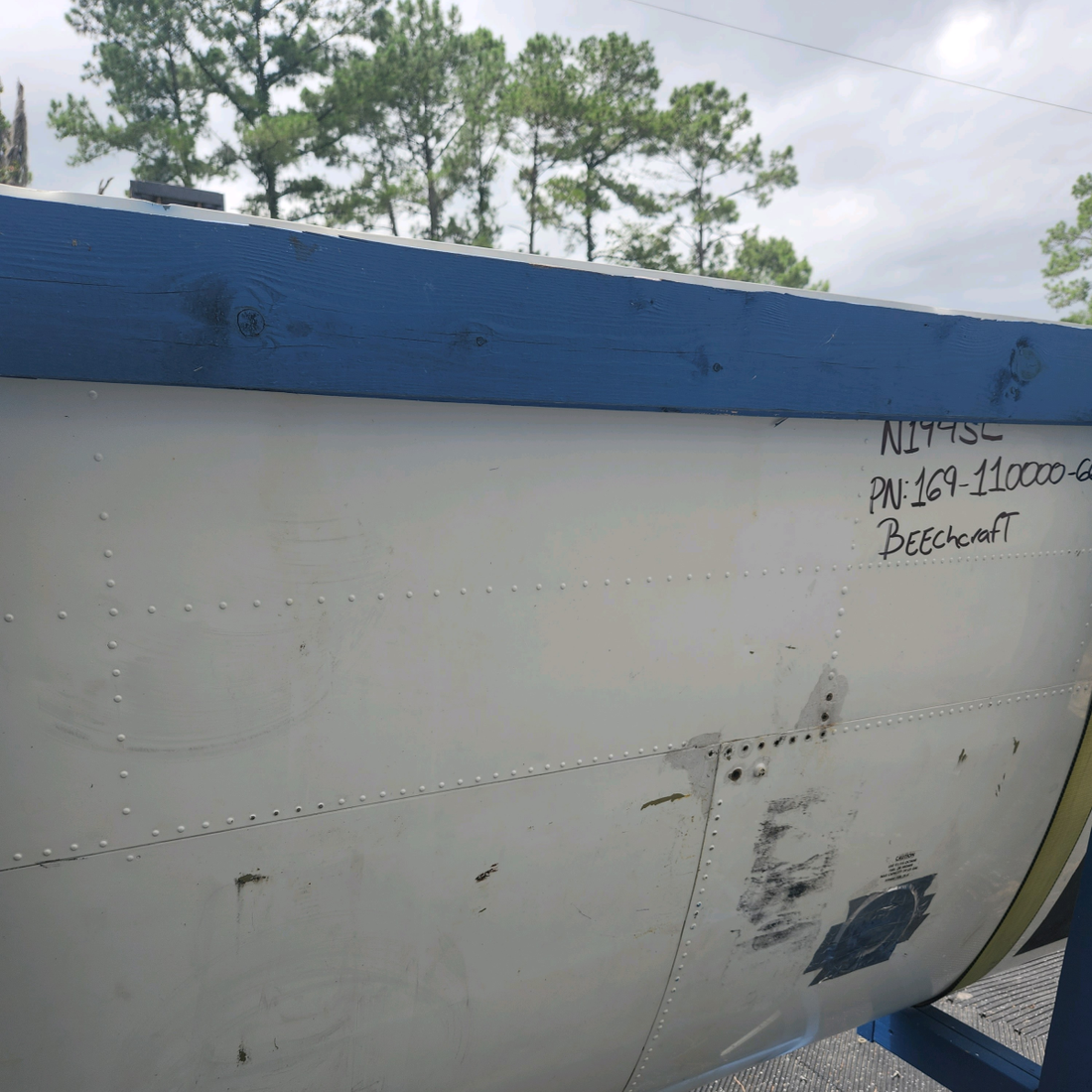 Used aircraft parts for sale, 169-110000-664 Beechcraft C23 SUNDOWNER WING STRUCTURE ASSY RH "SEE PHOTOS FOR DETAILS"